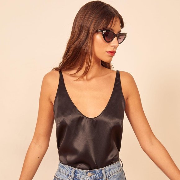Reformation Kaelyn Silk Tank - Picture 1 of 5